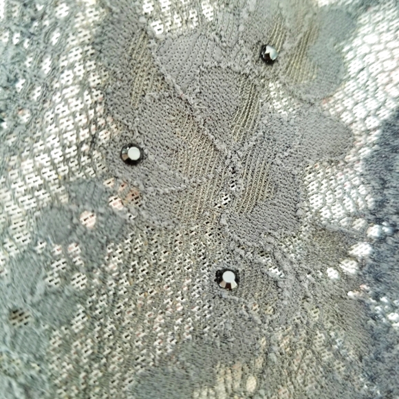 Victoria's Secret Vintage Very Sexy Lace Rhinestone Crystal Cheeky Panty NWT - Picture 11 of 13